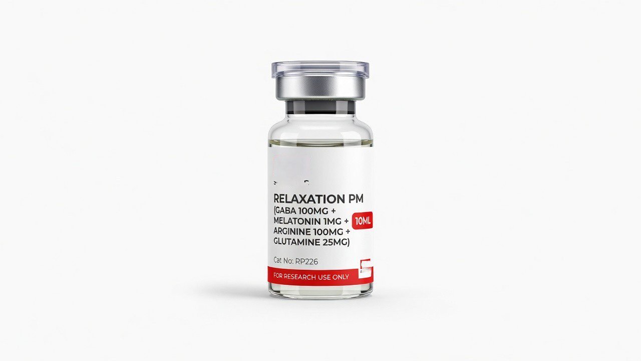 relaxation-pm~3 Relaxation PM (GABA 100mg+Melatonin 1mg+Arginine 100mg+Glutamine 25mg)