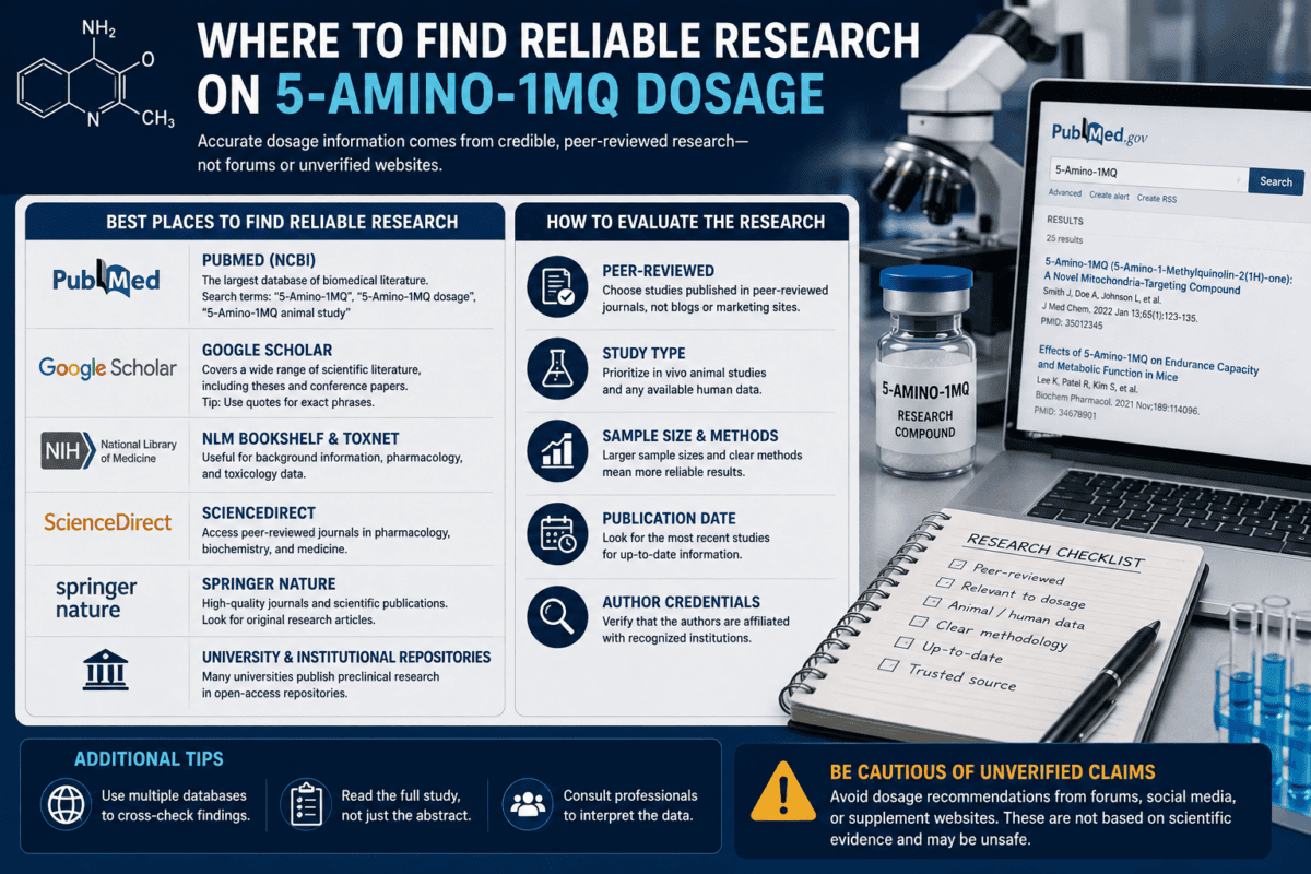 5-Amino-1MQ Dosage: Research Findings vs. Online Claims 5 Amino 1MQ Peptide Dosage6