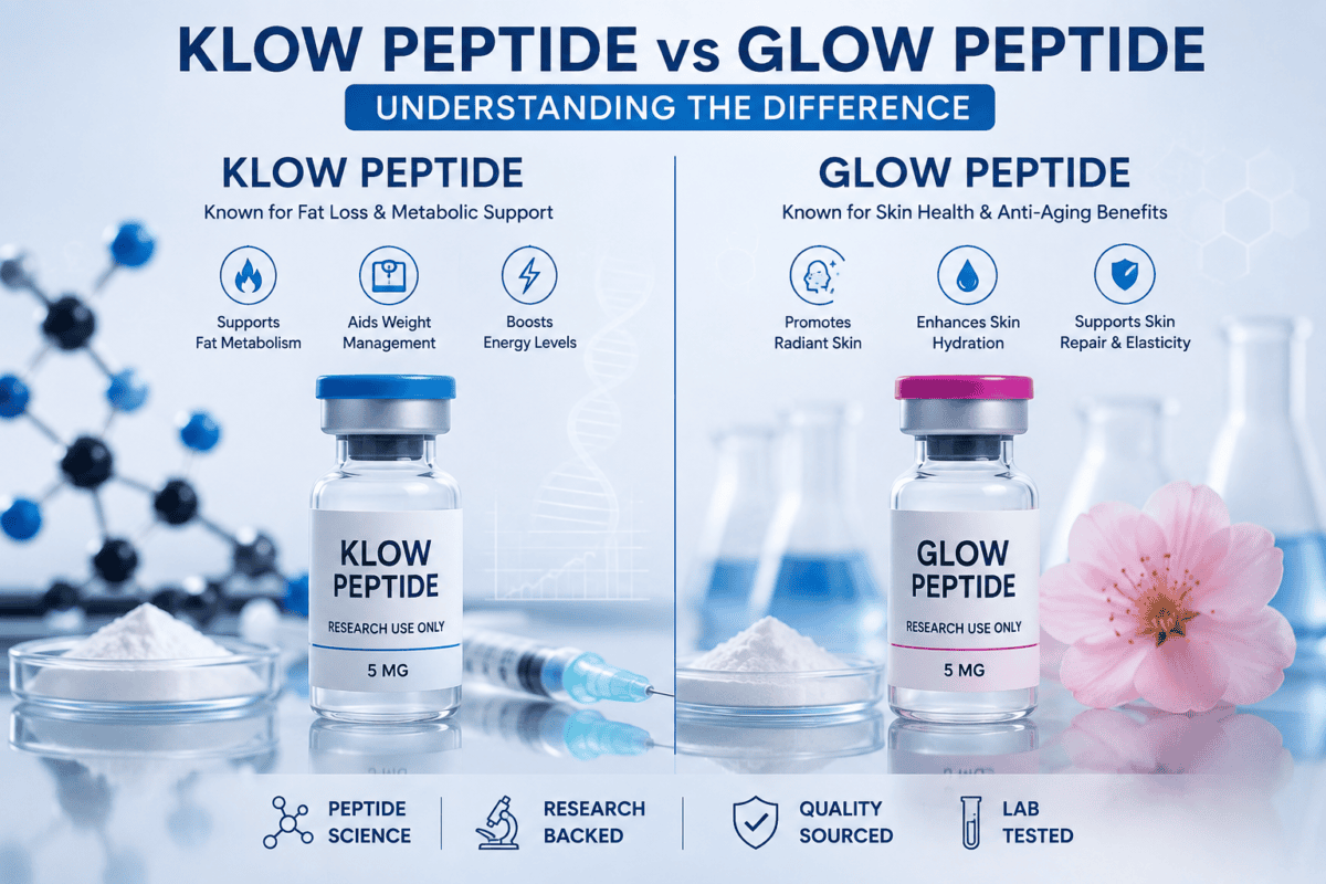 What Is The Difference Between KLOW and GLOW Peptide