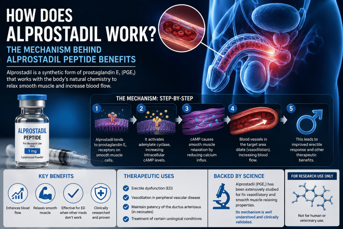 Alprostadil Peptide Benefits