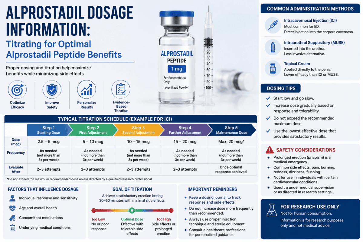 Alprostadil Peptide Benefits