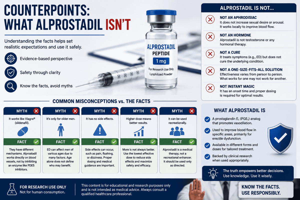 Alprostadil Peptide Benefits