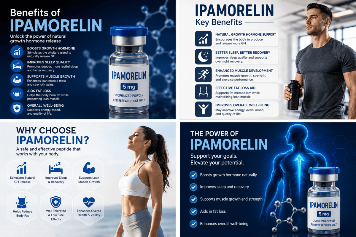 Benefits of Ipamorelin: Evidence, Uses & Safety Benefits of Ipamorelin